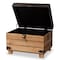 Baxton Studio Edmund Transitional Dark Brown Faux Leather Upholstered and Oak Brown Finished Wood Storage Ottoman 191-11904-ZORO - alternate 8